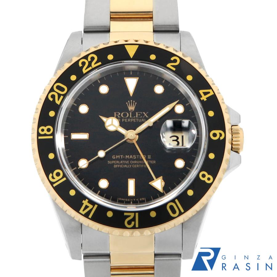 ROLEX（ロレックス） GMTマスターII 16713 ブラック オールトリチウム