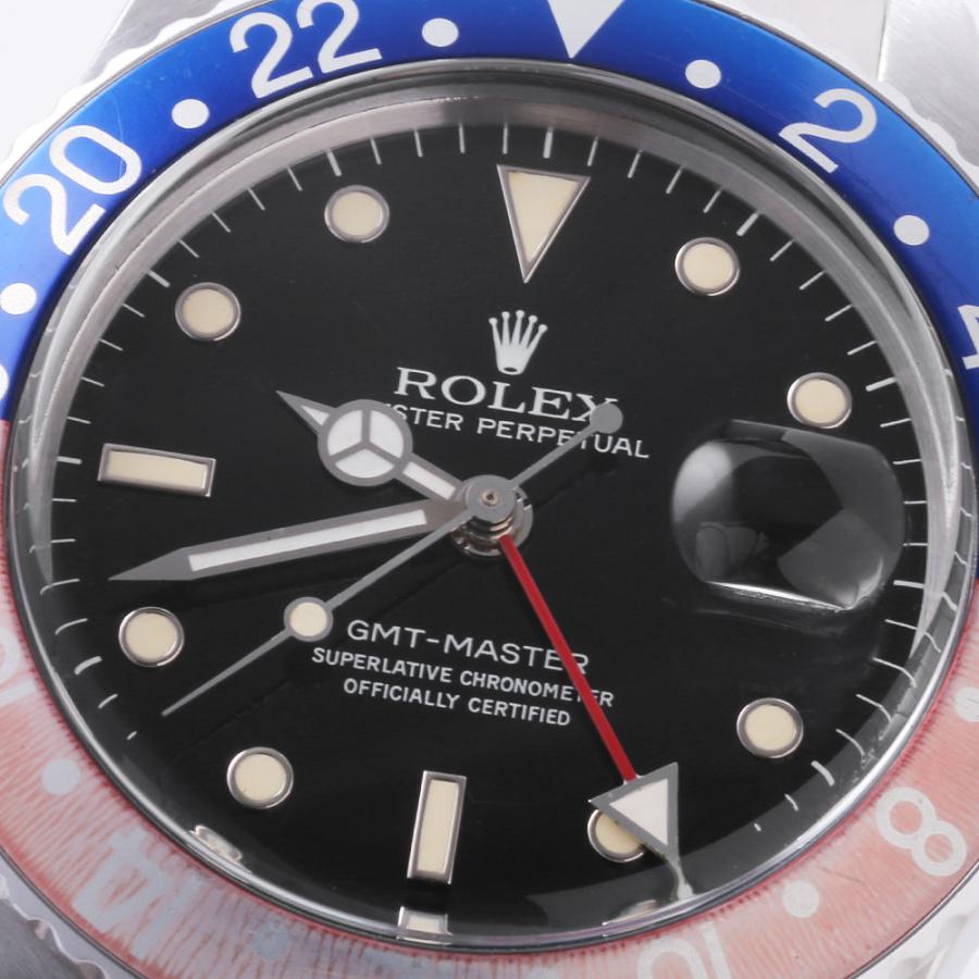 ROLEX（ロレックス） GMTマスター 赤青ベゼル 16750 ブラック