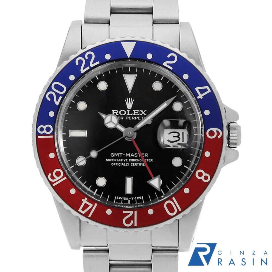 ROLEX ロレックス GMTマスター 16750 ブラック スパイダーダイアル 3例 