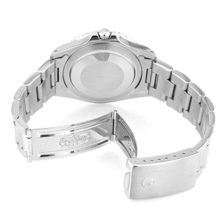 ロレックス GMTマスター 16750 ブラック フチあり オールトリチウム シングルバックル 3列 オイスターブレス 93番 中古 メンズ 腕時計｜ginzarasin｜04