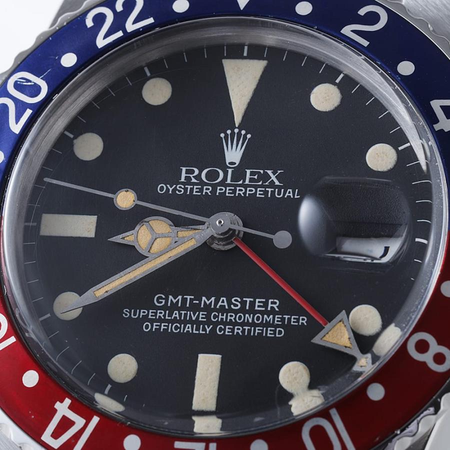 ROLEX（ロレックス） GMTマスター 16750 ブラック フチなし シングル