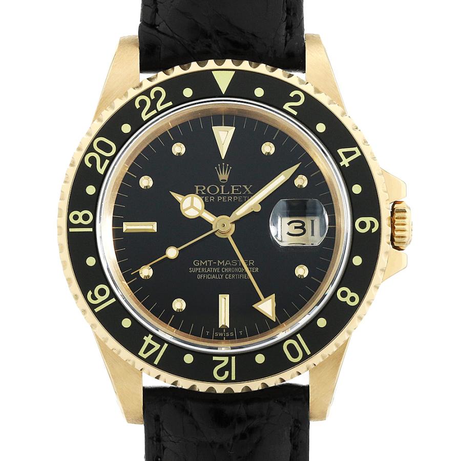 GMTマスター ロレックス 16758 ブラック/フジツボ 85番 中古 メンズ