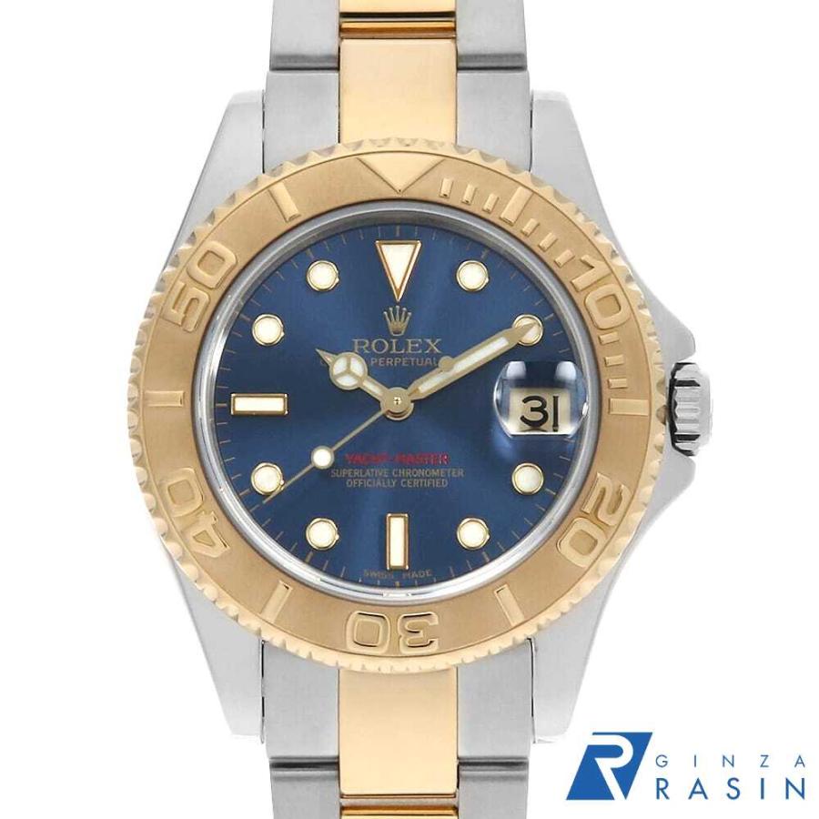 ROLEX ロレックス ヨットマスター 168623 ブルー P番 中古