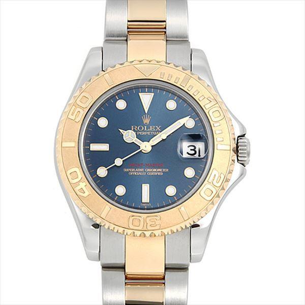 ロレックス ヨットマスター 168623 ブルー A番 中古 ボーイズ（ユニセックス） 腕時計｜ginzarasin