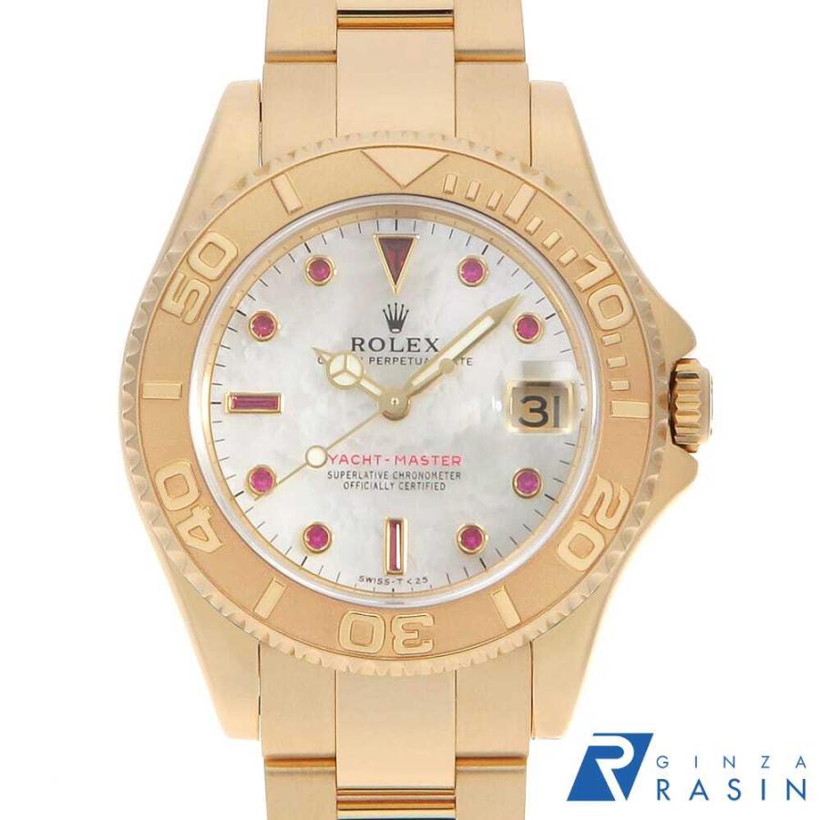 ROLEX（ロレックス） ヨットマスター 11Pルビー 168628NGR ホワイト