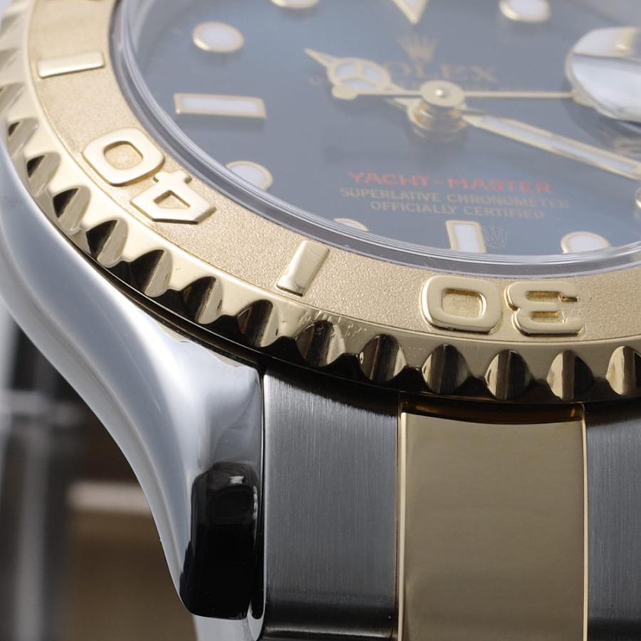 ブロンズ像 ロレックス ヨットマスター 29MM ホワイト 169623 D番 18KYG