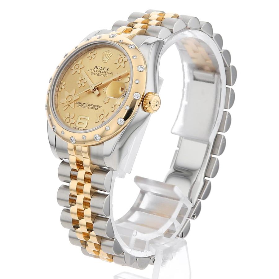 ROLEX（ロレックス） デイトジャスト ベゼルダイヤ 178343 シャンパン