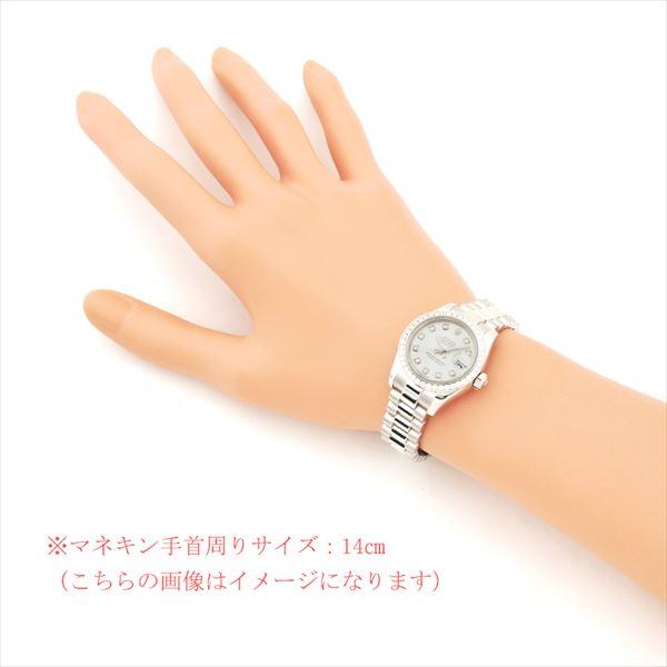 ロレックス デイトジャスト 179136G レディース アイスブルー ダイヤ 新品)ROLEX ロレックス デイトジャスト 179136G アイスブルー ベゼル