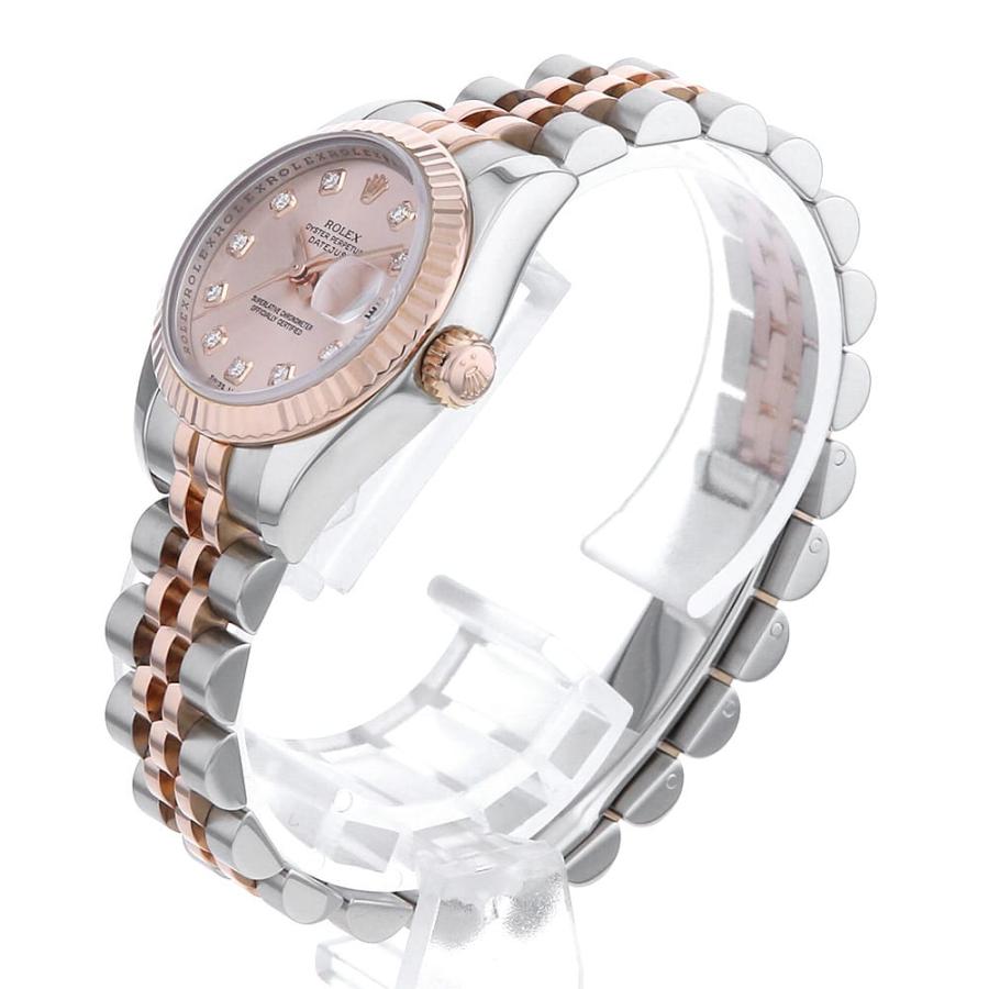 ROLEX ロレックス デイトジャスト 10Pダイヤ 179171G ピンク Z番