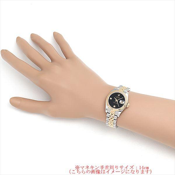 デイトジャスト ロレックス 2Pダイヤ 179173 2BR オニキス F番 中古