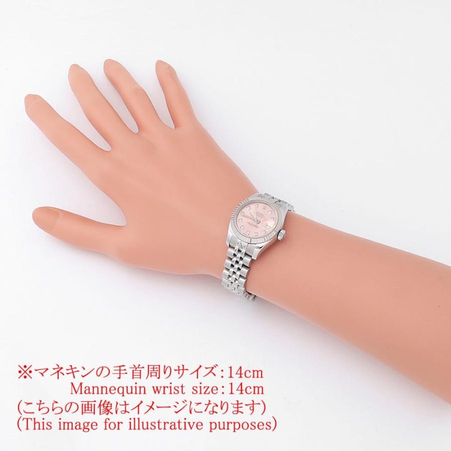 【mimi】ロレックス ROLEX レディースデイトジャスト 10P ロレックス レディース・デイトジャスト ピンク文字盤 10Pダイヤ