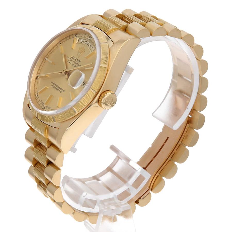 ROLEX（ロレックス） デイデイト バーク 18078 シャンパン バー 94番