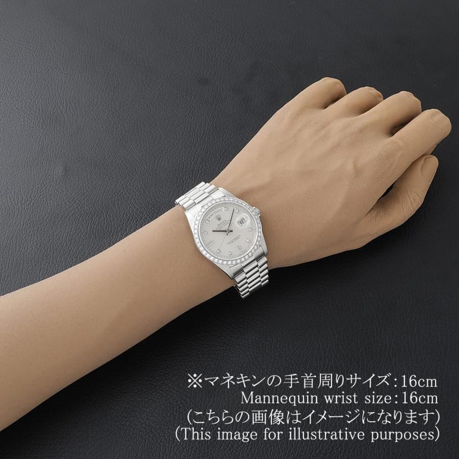 ROLEX（ロレックス） デイデイト ベゼルダイヤ 18346A シルバー E番