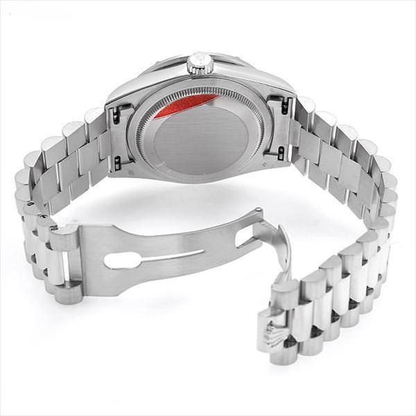 ゆき出品 デイデイト ロレックス ベゼルバケットダイヤ 18366 グレー