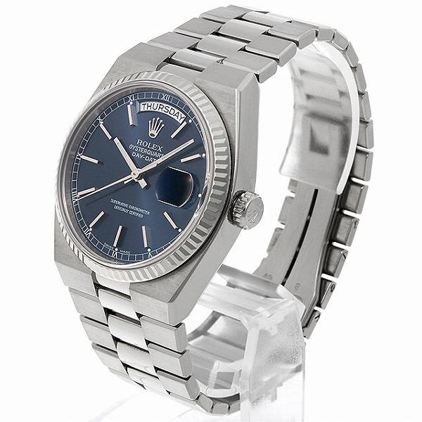 ROLEX ロレックス オイスタークォーツ デイデイト 19019 ブルー/バー