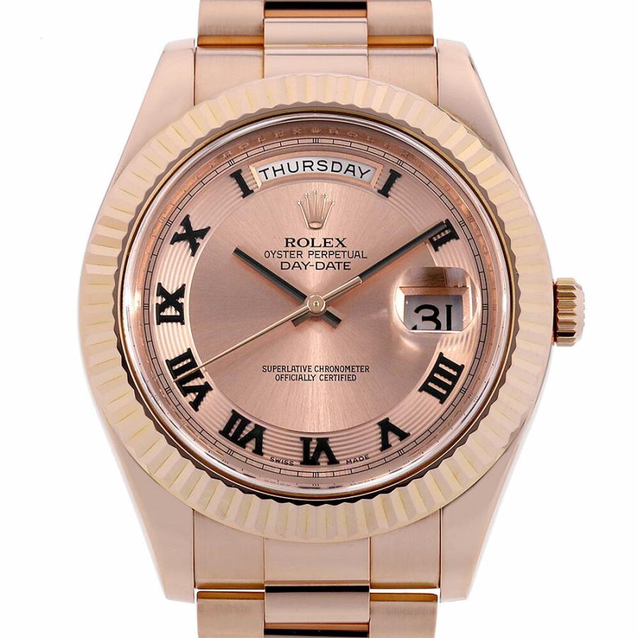 ROLEX（ロレックス） デイデイトII 218235 ピンク ローマ V番 中古