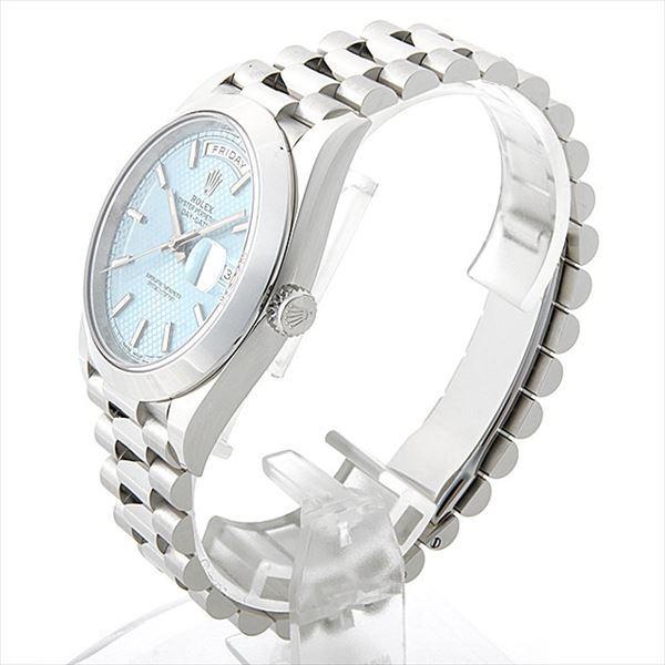 グラティエボルケーノアッシュマスク ROLEX Day-Date Platinum Ice Blue Ref.228206 Rolex Hands-On