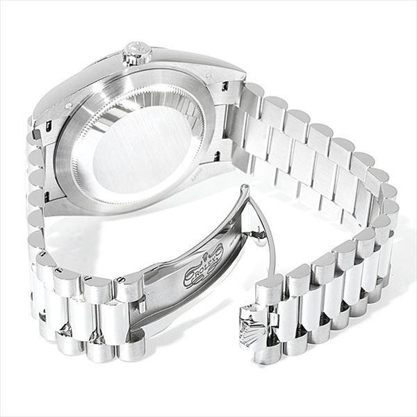 デイデイト ロレックス デイデイト40 228206 アイスブルー/斜め格子