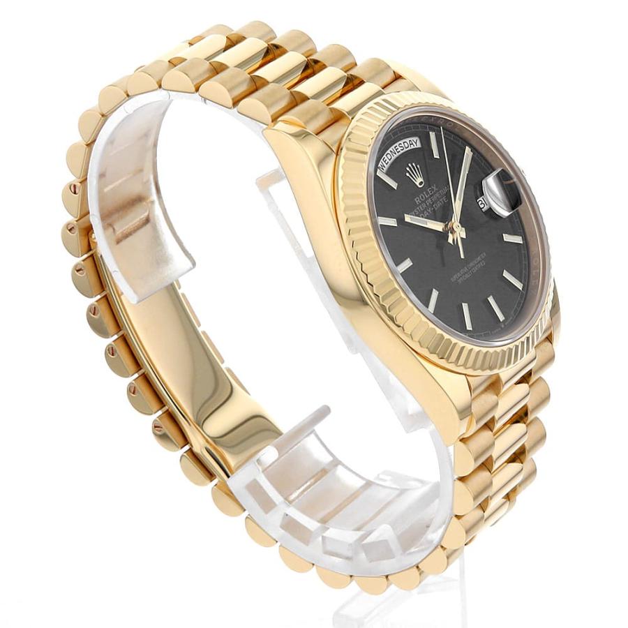 ROLEX（ロレックス） デイデイト40 228238 ブラック ダイアゴナル バー