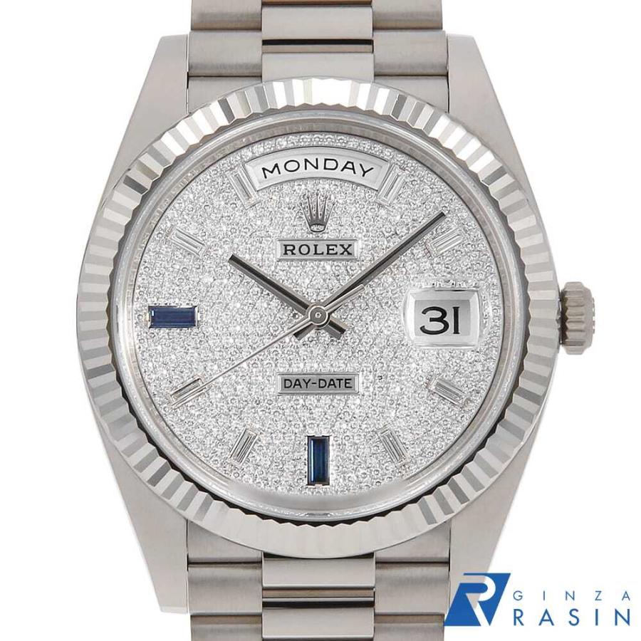 ROLEX ロレックス デイデイト40 パヴェダイヤ 8Pバケットダイヤ