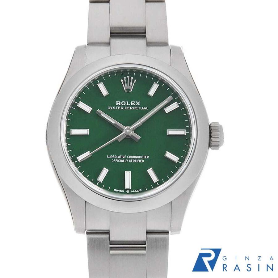 ロレックス オイスターパーペチュアル31 277200 グリーン ランダム番 ボーイズ(ユニセックス) 中古 腕時計 ROLEX（ロレックス） オイスターパーペチュアル31 277200 グリーン