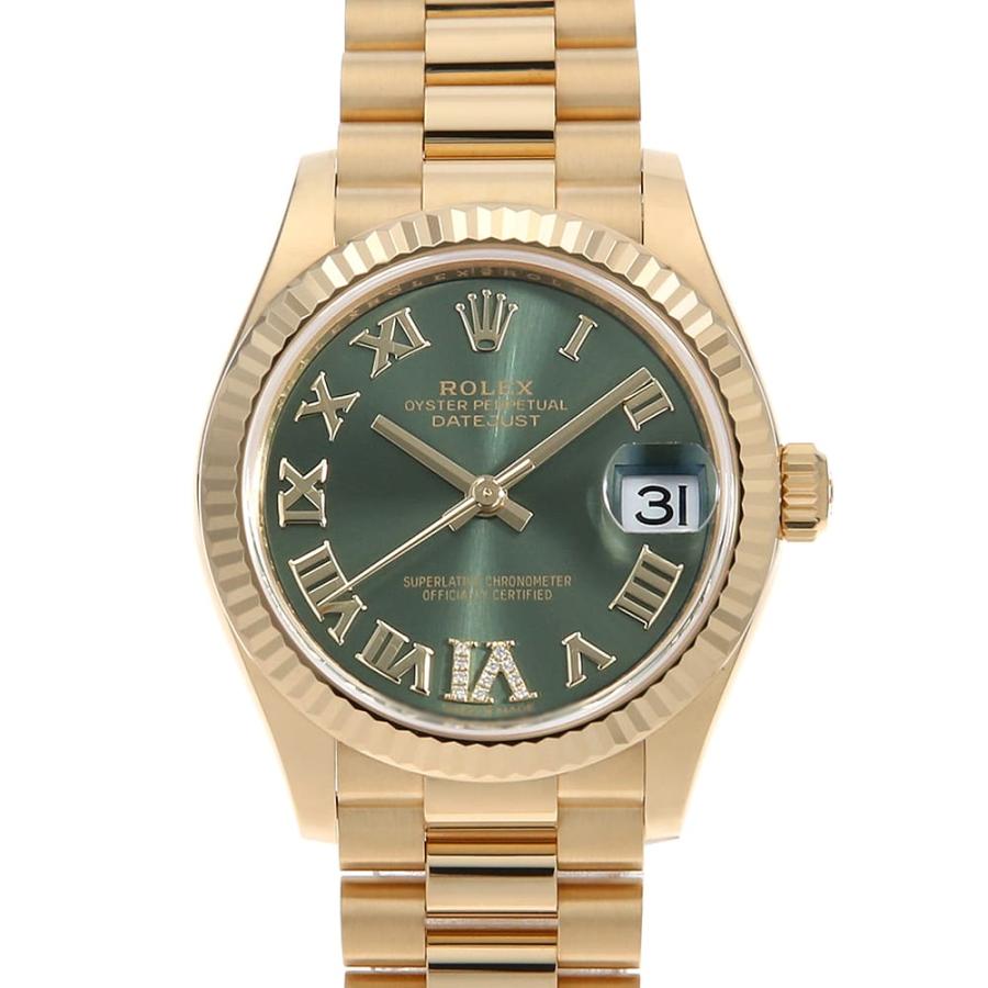 ROLEX（ロレックス） デイトジャスト 31 VIダイヤ 278278 オリーブ