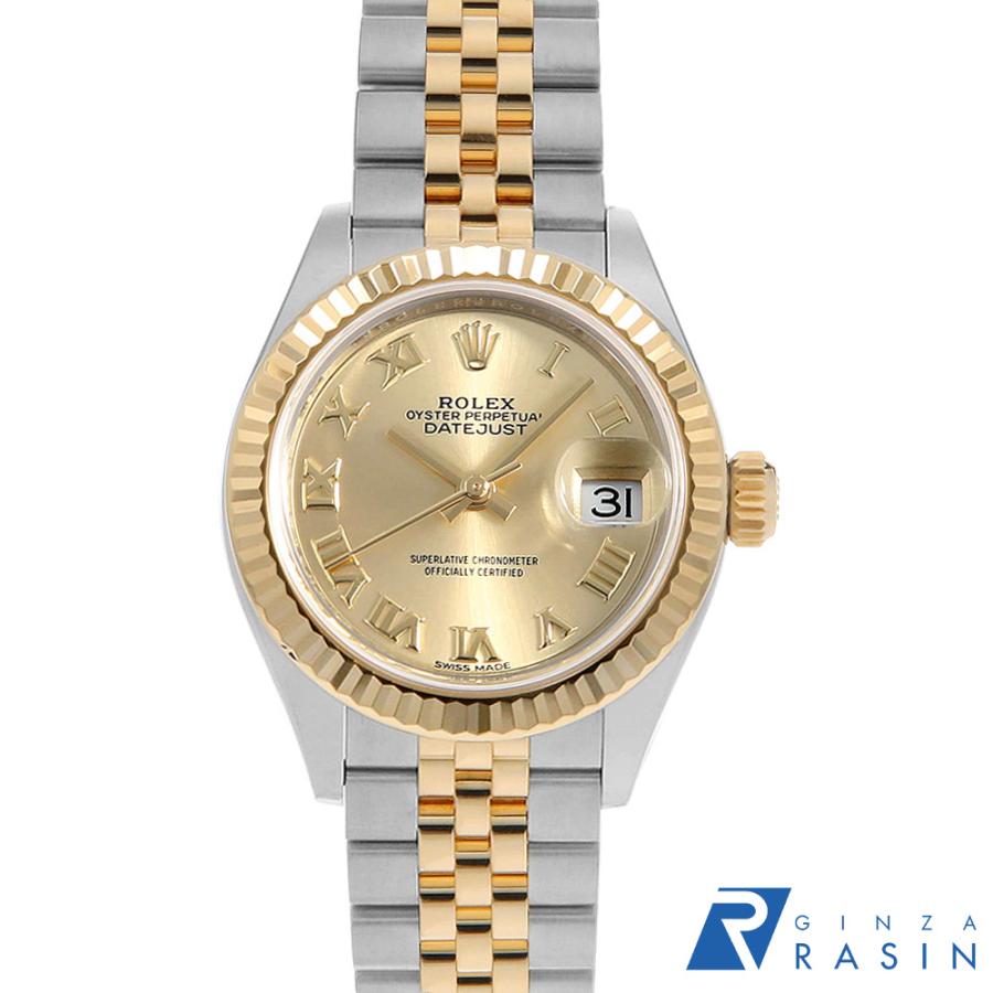 ROLEX（ロレックス） デイトジャスト28 279173 シャンパン ローマ ランダム番 中古 レディース 腕時計 : GINZA ...