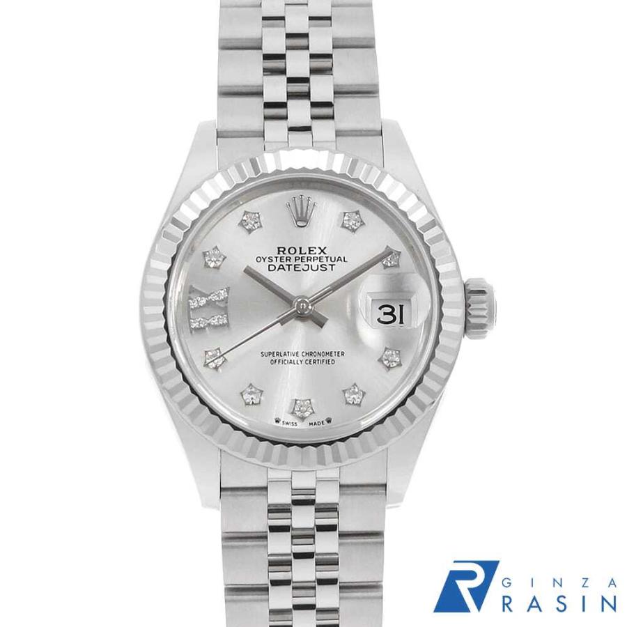 ROLEX（ロレックス） デイトジャスト IXダイヤ 9Pスターダイヤ 279174G シルバー 3列 オイスターブレス ランダム番 中古 腕 ...
