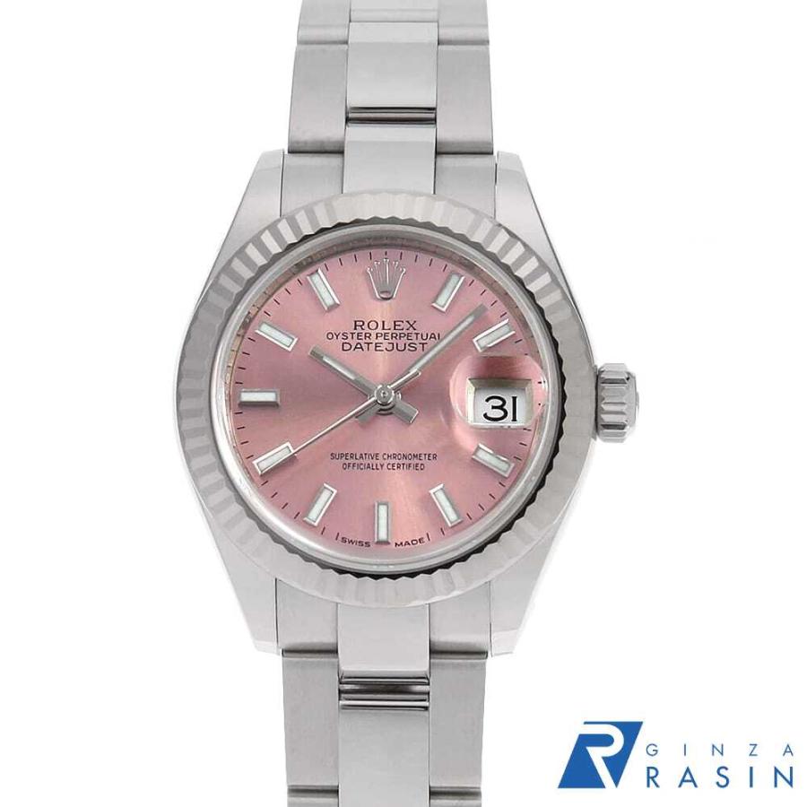 ROLEX（ロレックス） デイトジャスト 279174 ピンク バー 3列 オイスターブレス ランダム番 中古 レディース 腕時計 ...
