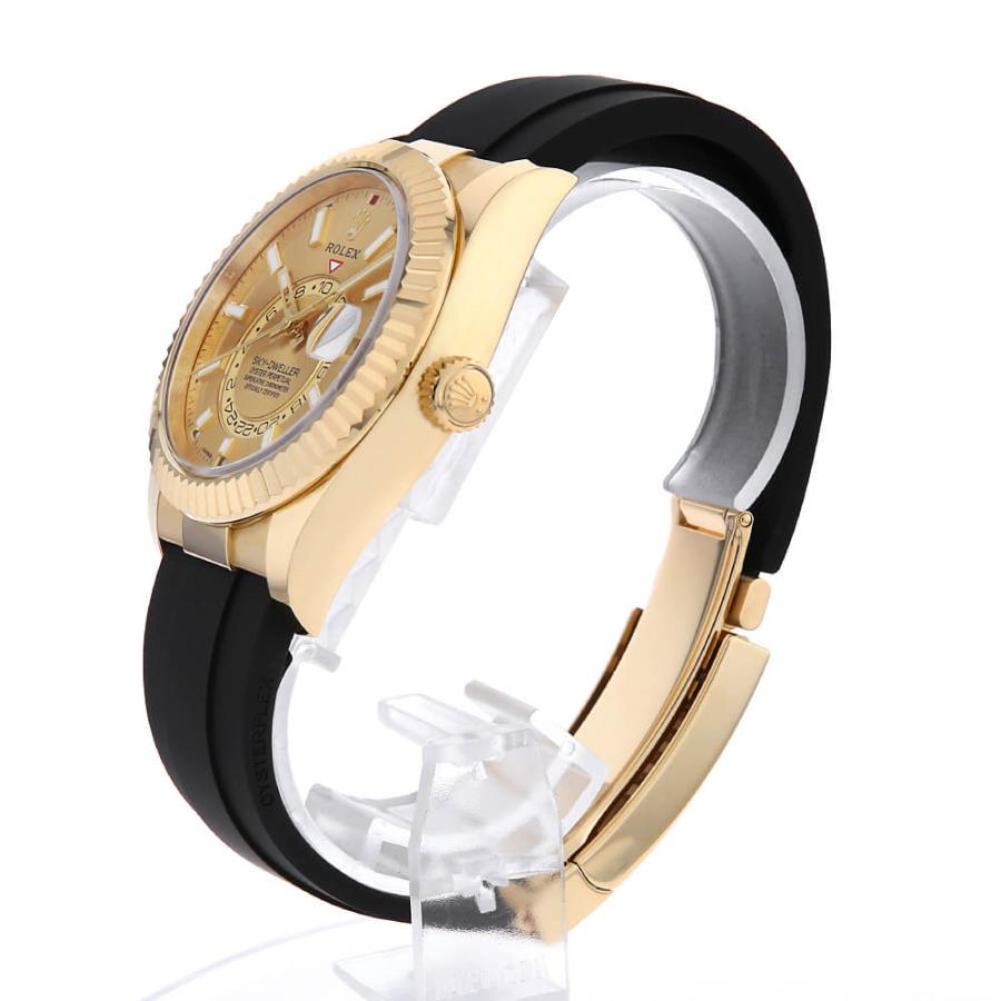 ROLEX（ロレックス） スカイドゥエラー 326238 シャンパン ランダム番 中古 メンズ 腕時計 : GINZA RASIN ヤフー店 ...