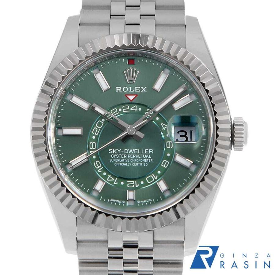 ROLEX（ロレックス） スカイドゥエラー 336934 ミントグリーン 5列
