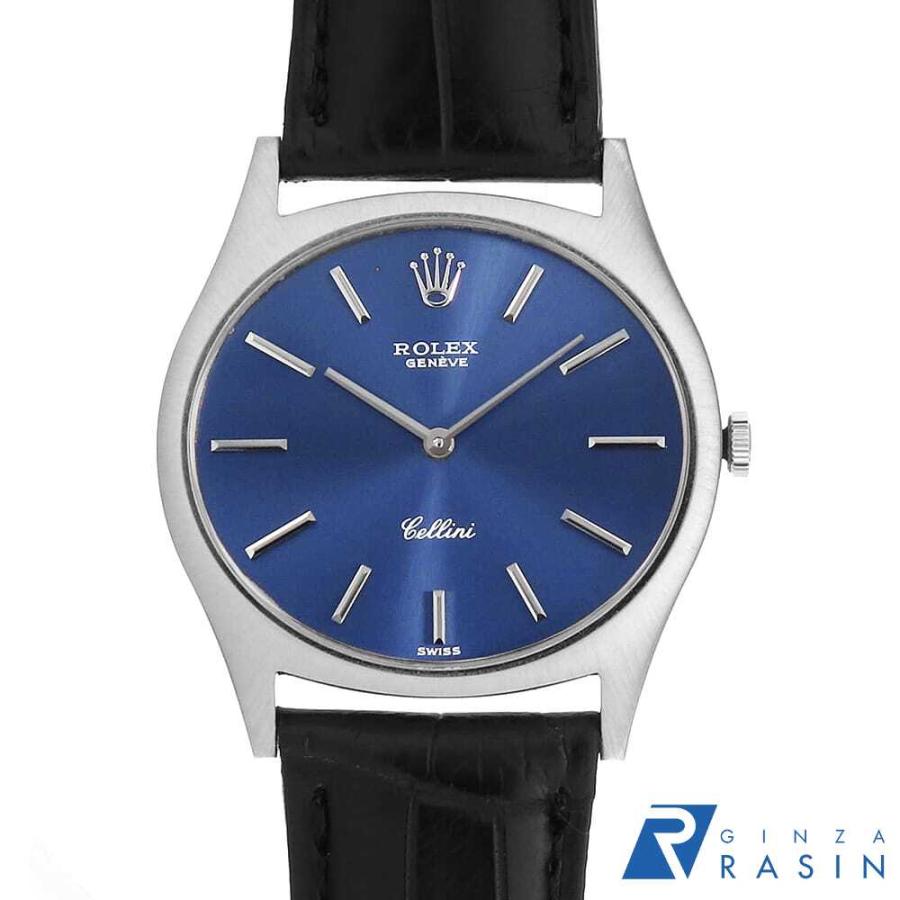 ROLEX（ロレックス） チェリーニ 3806 ブルー 38番 中古 ボーイズ(ユニ