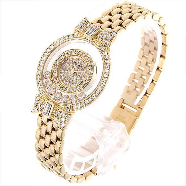 Chopard ショパール ハッピーダイヤモンド リボン 全面ダイヤ 4097/1