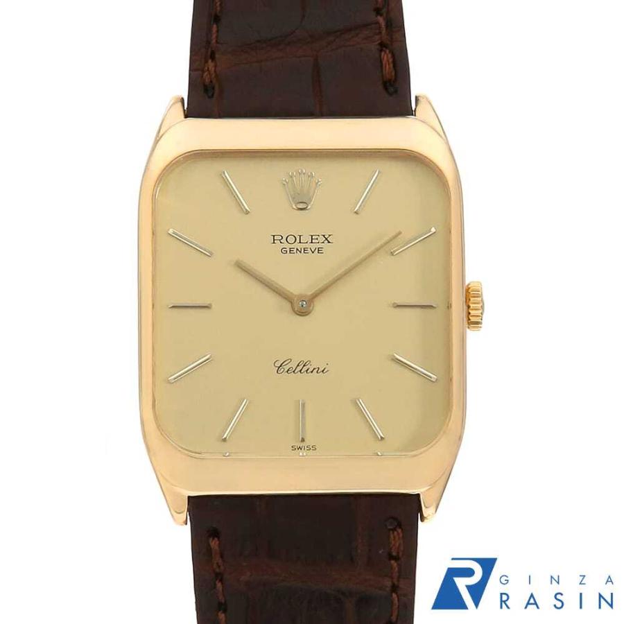 中古Rolex キズあり ROLEX（ロレックス） チェリーニ スクエア 4135/8 シャンパン 43番