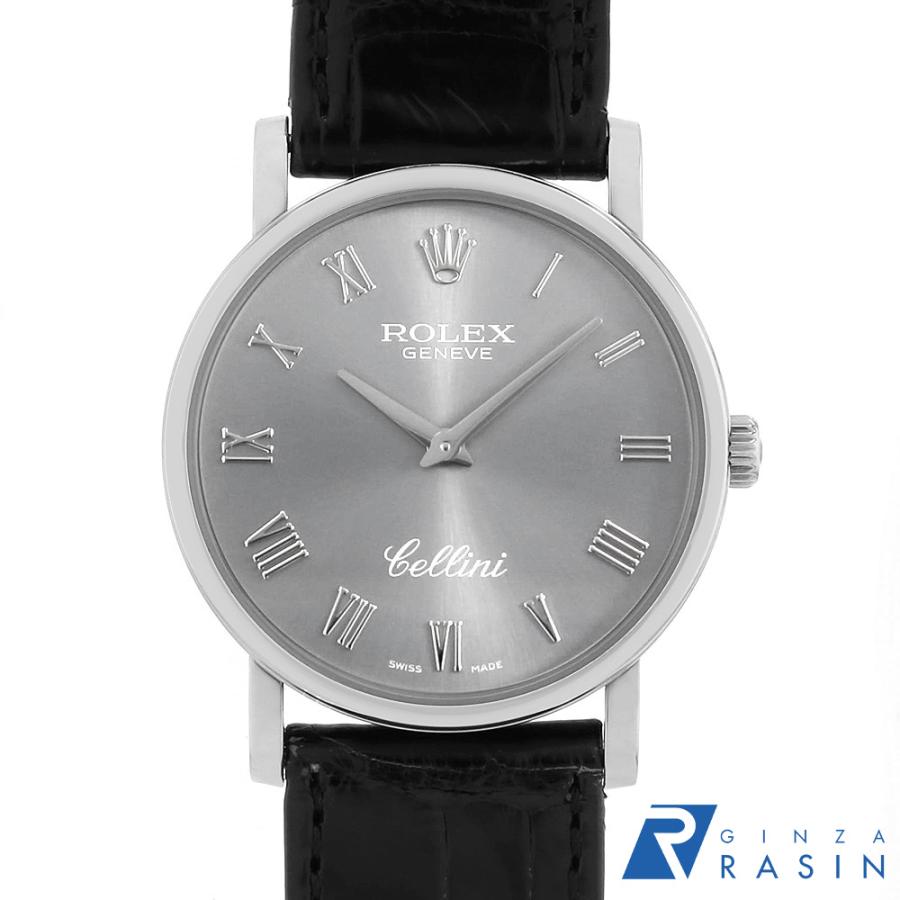 ROLEX ロレックス チェリーニ 5115/9 グレー ローマ M番 中古 メンズ  