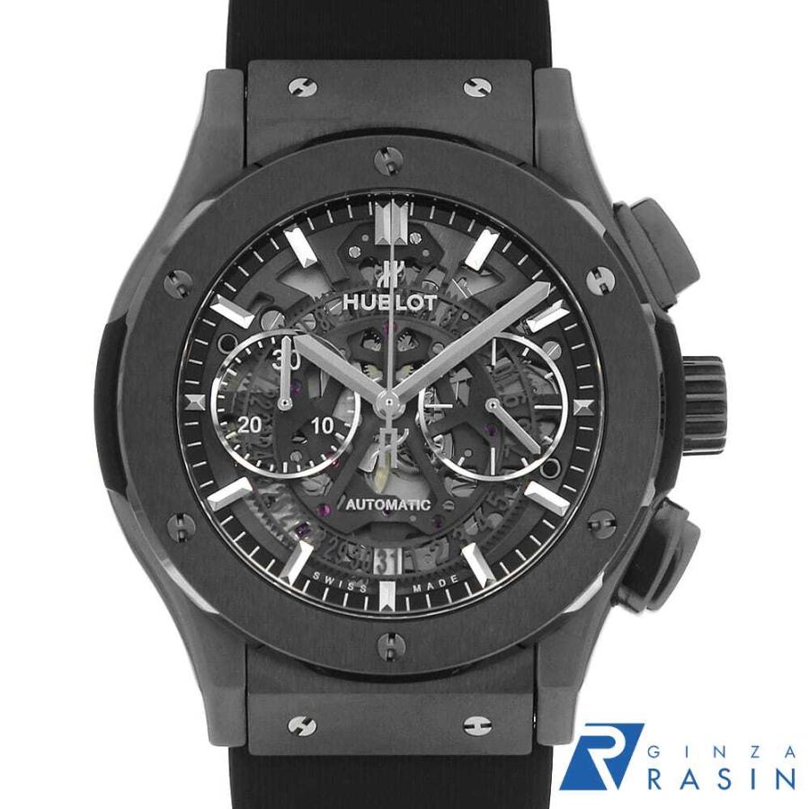 HUBLOT ウブロ アエロフュージョン ブラックマジック 525.CM.0170.LR 中古 メンズ 腕時計 : GINZA RASIN ...