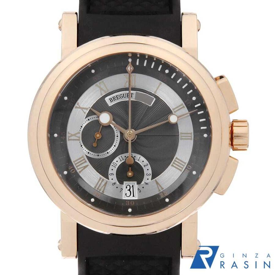 ブレゲ（BREGUET） マリーンII クロノグラフ 5827BR/Z2/5ZU 中古