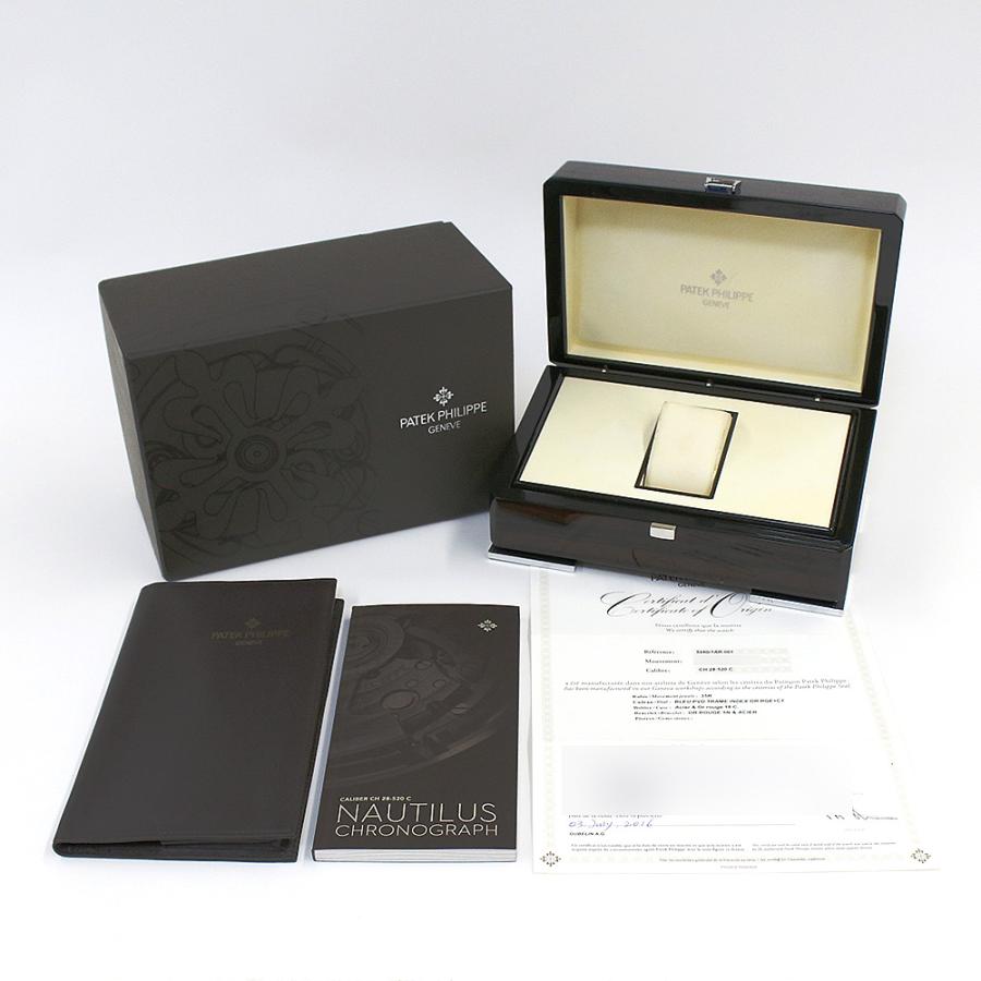 パテックフィリップ ノーチラス クロノグラフ 5980/1AR-001 中古 メンズ 腕時計 008WPPAU0162_6