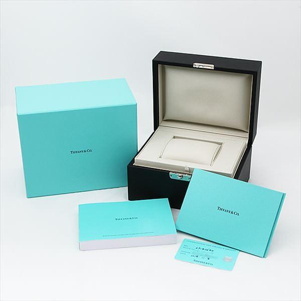 即購入⭕️ クロノス ティファニーカラー 上 TIFFANY＆Co.】ティファニー『アトラス 2ハンド』63452769 メンズ