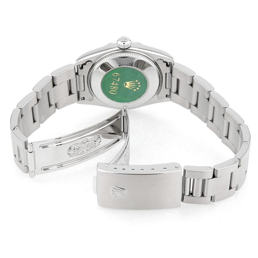 ROLEX（ロレックス） オイスターパーペチュアル 67480 ホワイト センターローマ U番 中古 ボーイズ(ユニセックス) 腕時計 ...