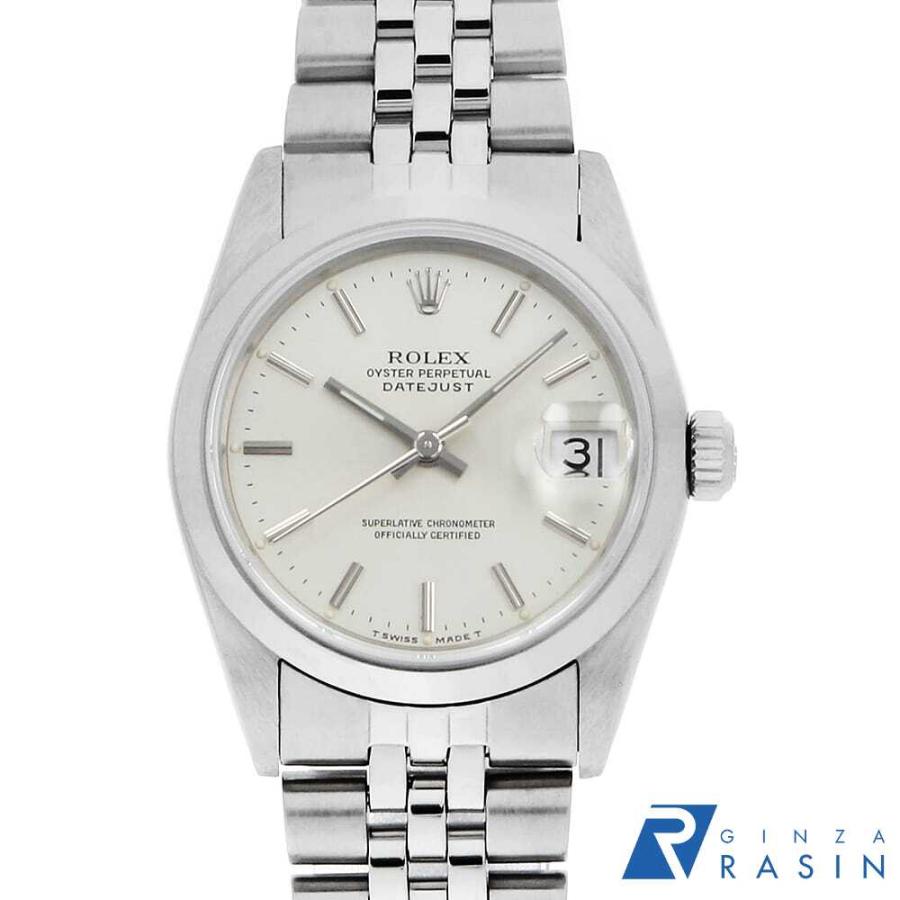 ROLEX ロレックス デイトジャスト 68240 シルバー バー 5列