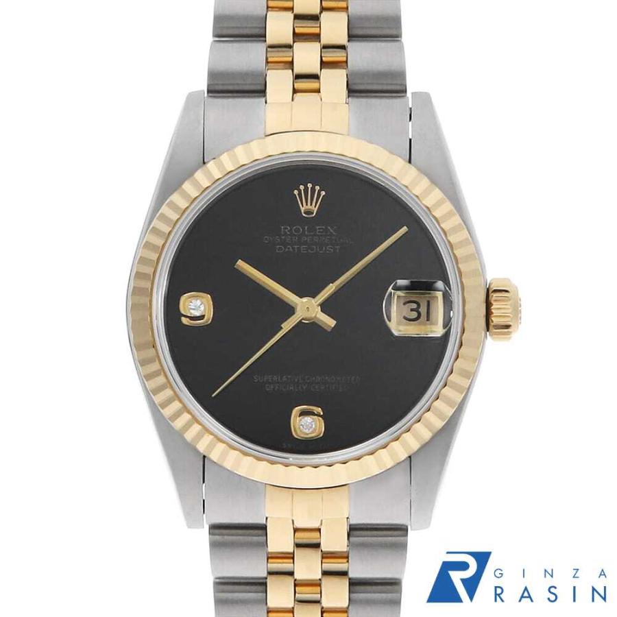 ROLEX（ロレックス） デイトジャスト 6/9ダイヤ 68273 2BR オニキス U