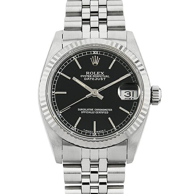 S△ ROLEX（ロレックス） デイトジャスト 68274 ブラック バー S番 中古