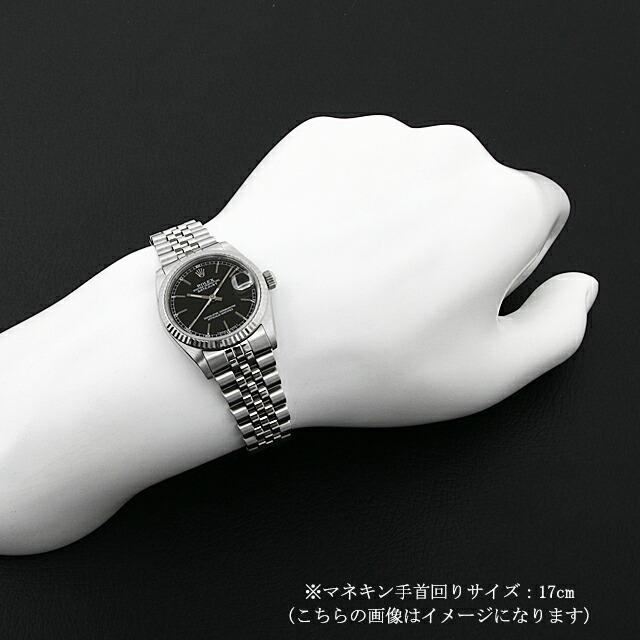 黒　エンド ロレックス / ROLEX デイトジャスト ボーイズ デイトジャスト WG