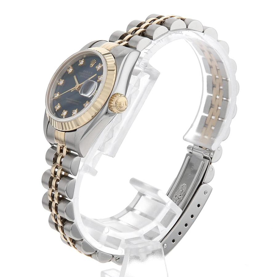 ROLEX（ロレックス） デイトジャスト 10Pダイヤ 69173G ブルー S番