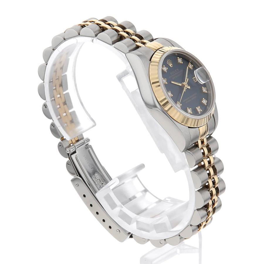 ROLEX（ロレックス） デイトジャスト 10Pダイヤ 69173G ブルー S番