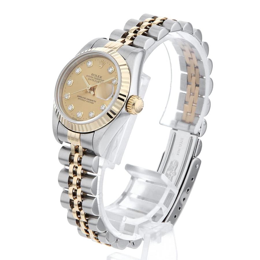 ROLEX（ロレックス） デイトジャスト 10Pダイヤ 69173G シャンパン T番