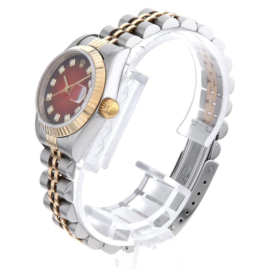 ROLEX（ロレックス） デイトジャスト 10Pダイヤ 69173G レッド