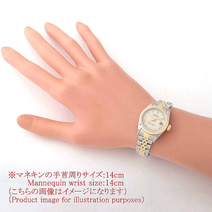 ロレックス デイトジャスト 69173 E番 ローマ レディース Y04513 中古)ROLEX ロレックス デイトジャスト 69173 ホワイトローマ