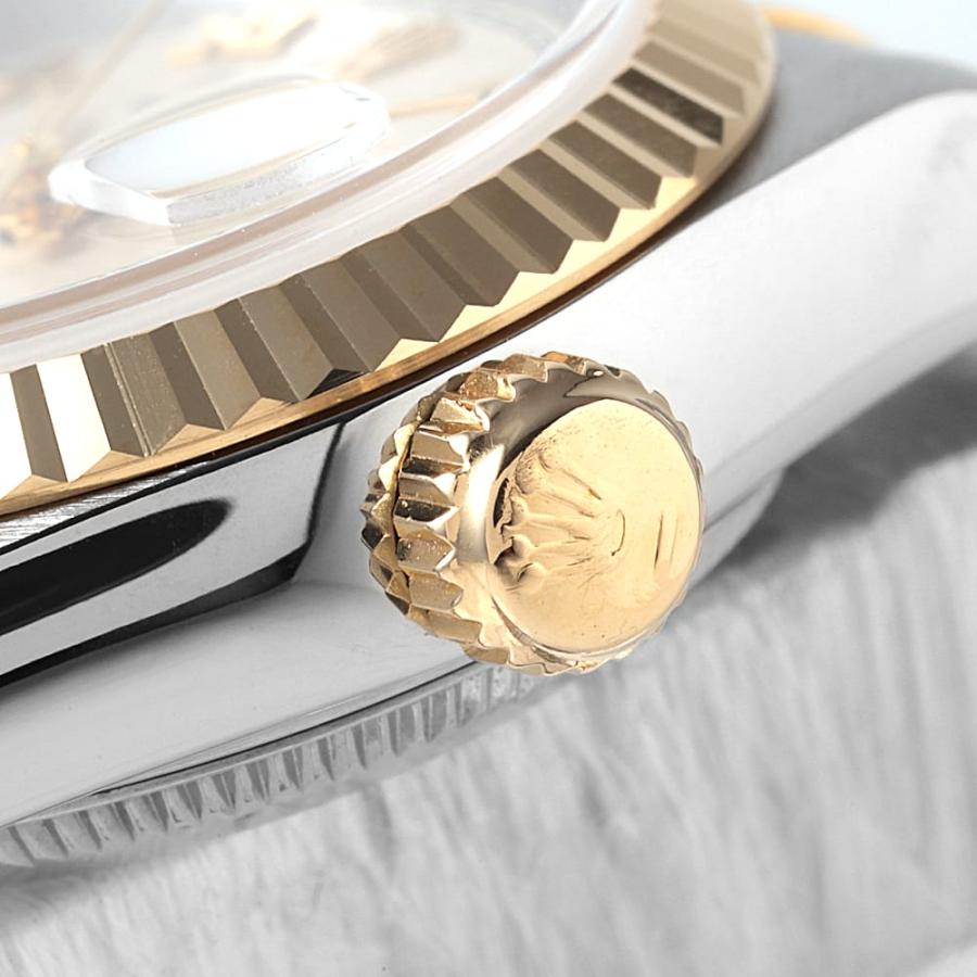 ロレックス デイトジャスト 69173 E番 ローマ レディース Y04513 中古)ROLEX ロレックス デイトジャスト 69173 ホワイトローマ